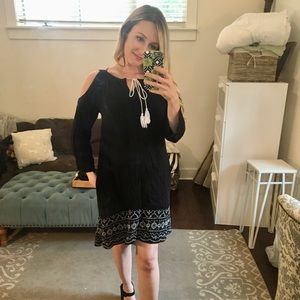 Long Sleeved Boho Dress